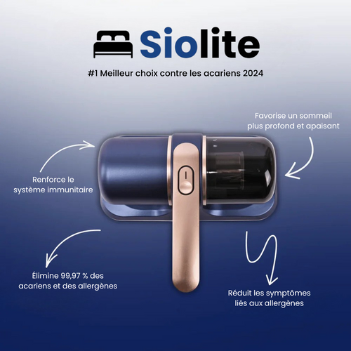 Siolite™ - Aspirateur Anti-acariens pour Matelas
