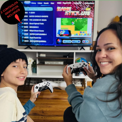 RetroGame™️ CONSOLA DE JOGOS (2 controladores gratuitos incluídos)
